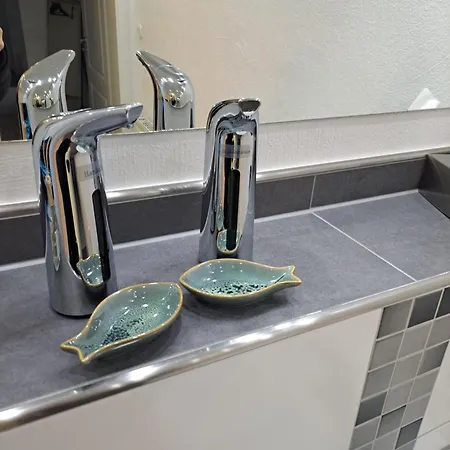 公寓 Ferienwohnung,,japan Art Am Koi Teich,,