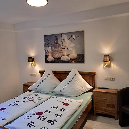公寓 Ferienwohnung,,japan Art Am Koi Teich,, Kirchwald